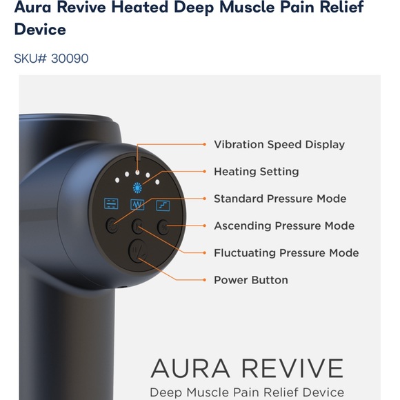 Aura Revive Heated Deep Muscle Pain Relief Device - Picture 5 of 10